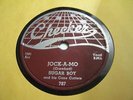 SUGAR BOY CRAWFORD Jock-A-Mo / You You You CHECKER 787 Blues 78