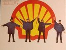 The Beatles Help Shell Logo splash red vinyl