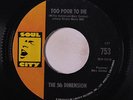 FIFTH DIMENSION: Too Poor To Die / Go Where You Wanna Go 45 Soul
