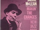 JACKIE McLEAN: Makin’ The Changes NEW JAZZ 8231 DG Orig Prestige VINYL LP HEAR