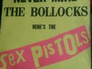 Sex Pistols Never Mind the Bollocks.Rare blank back/No Track listings. 12 songs