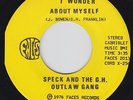 SPECK & THE GH OUTLAW GANG myself 45 rare FUNK northern soul MODERN SOUL deep ??