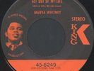 MARVA WHITNEY: Get Out Of My Life / Things Got To Get Better 45 Hear  Funk