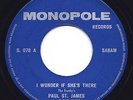Hear? Paul St. James and the Franky's ?–Girl In Future 60s RARE PSYCH VG Vinyl45