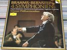 DG 4LP DIG BRAHMS 4 SYMPHONIES BERNSTEIN HAYDN-VARIATIONS OVERTURES VIENNA NM