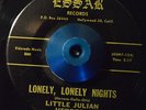 RARE 45 - LITTLE JULIAN HERRERA LONELY, LONELY NIGHTS /I WANT TO Doo Wop Listen