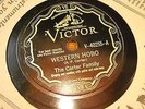 Western Hobo The Carter Family  78 Victor V-40255 nice Orthophonic disc