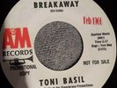 TONI BASIL - - BREAKAWAY - - A&M PROMO - 70s PRESSING.