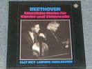 ELLY NEY & LUDWIG HOELSCHER - BEETHOVEN 1stPress TELEFUNKEN 3LP BOX