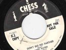 Muddy Waters promo 45 Diamonds At Your Feet / Don't Go No Farther - Chess 1630
