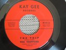RARE LATINO GARAGE 45 rpm THE TRIPPERS on KAY GEE lb 1964 w/NOBLEMEN E.LA SHUFFL