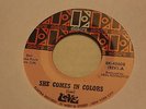Love She Comes In Colors & Orange Skies Elektra Pink Label 45