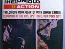 THELONIOUS MONK w/JOHNNY GRIFFIN IN ACTION VERY RARE ORIG'58 RIVERSIDE STEREO LP