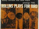 Sonny Rollins - Plays For Bird LP - Prestige - PRLP 7095 DG RVG