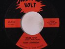 RUBY JOHNSON: Weak Spot / I'll Run Your Hurt Away 45 (almost M-) Soul