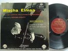 SOLTI/ MISCHA ELMAN Concerto in D Minor Op. 61 LP IMPORT LONDON Flat Edge DG
