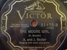 RICHARD RABBIT BROWN A & J BAXTER VICTOR 21475 BLUES 78 RPM RECORD V+/E-