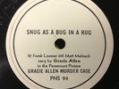 Rare 12-inch 78rpm Gracie Allen singing - Paramount Studios record 78 RPM