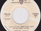 JAMES TAYLOR  RADIO SPOT 45 for Sweet Baby James LP 1970 PROMO ONLY