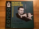 HENRYK SZERYNG 3 sonates 3 partitas bach RARE FRENCH ODEON ODX 122/3/4 BOXSET