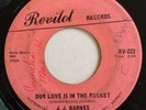 JJ BARNES detroit northern soul 45 Our Love Is In The Pocket   Revilot