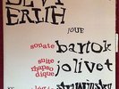 DEVY ERLIH BARTOK JOLIVET STRAWINSKY SOLO VIOLIN FRENCH ADES LP