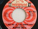 MARVIN SMITH crossover northern soul 45 Who Will Do Your Running Now   Mayfield