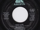 MANDRILL Too Late RARE modern soul 45 CROSSOVER northern soul b/w Holiday HEAR