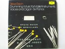 STEVE REICH rare Drumming Music For Mallet box set avant garde NM 3x LP