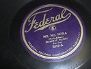 BROADWAY PLAYERS FEDERAL 78 RPM RECORD 5319 DANCE BAND