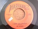 The Apollos, I Love You Darling, Harvard # 803, vg++, orig first