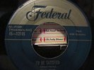 DOO WOP BILLY WARD & DOMINOES 1952 I'D BE SATISFIED/NO ROOM ORIGINAL