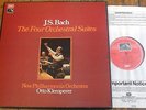 SLS 808 Bach The Four Orchestral Suites / Klemperer 2 LP box
