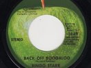 BEATLES 45 RINGO STARR BACK OFF BOOGALOO APPLE CONTRACT? 1849
