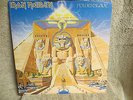 1980's LP RECORD-IRON MAIDEN POWERSLAVE-WEAR RING  ON COVER-RECORD MINT