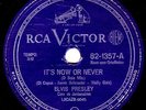 1960 ELVIS PRESLEY 78 IT'S NOW OR NEVER / MAKE ME KNOW IT BRAZIL RCA VIC 82-1357