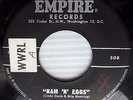 SKIP MANNING aka Phil Flowers HAM N EGGS / DEVIL BLUES Black Garage 45 e712 HEAR