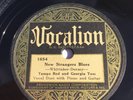 Vocalion 1654 TAMPA RED Georgia Hound - w Tom Dorsey - NEW STRANGERS BLUES 1931
