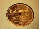 JAZZ BEN SELVIN ORCH It's Great to Be In Love COLUMBIA 2526