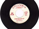 RARE PSYCH FOLK  PROMO 45 BOB DYLAN 