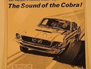 SHELBY COBRA MUSTANG CARDBOARD PICTURE RECORD