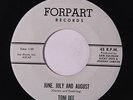 TONI DEE: June, July And August / How Soon 45 rare Rockabilly
