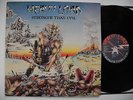 HEAVY LOAD Stronger Than Evil 1983 EX  orig. Sweden with poster + merch form