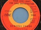 GENERAL CROOK Turn On Your Love Light Soul Funk Canada Capitol 45