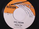 PRESTON LOVE: Cissy Popcorn / Funky Chicken 45 (flip is VG+) rare Funk