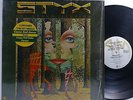 STYX The Grand Illusion LP Original US Pressing in Shrink Hype Sticker + POSTER