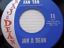 JAN and DEAN Fan Tan b/w Love & Hate NEAR-MINT cond original Surf Rock 45 e1183