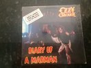 OZZY OSBOURNE Vinyl Record Album DIARY OF MADMAN HYPE STICKER & SHRINK 1st Press