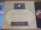 Gioconda de Vito/Edwin Fischer BRAHMS Violin Sonatas - Japanese Angel LEXC-1024