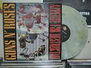 LP VINILO GUNS N ROSES APPETITE FOR DESTRUCTION WHITE MARBLED RARE VINYL